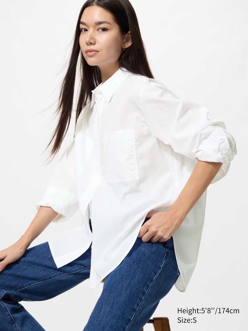 Uniqlo Cotton Oversized Shirt